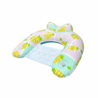 With Backrest U-Shaped Pool Buoy Thickened PVC Strawberry Pool Buoy Fruit Print for Swimmers, Teenagers, Beach, Summer Vacation, Ocean