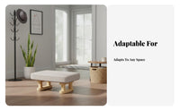 Multi-Functional Upholstered Pouffe Minimalist Design Small Stool Space-Saving Household Furniture Comfortable paddinged Top for Homeowners, Families, Office Workers, Entrypath, Living Room, Bedroom, Under Desk
