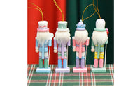 4 Pieces Nutcracker Figurine with Holiday Sweet Nutcracker   Tabletop Decor for Decorators, Collectors, Holiday Displays, Shelves