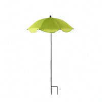 Plant Shade with Ground Stake Scalloped Plant Umbrella with Ground Stake Garden Shade Umbrella Metal Long-Lasting for Gardeners