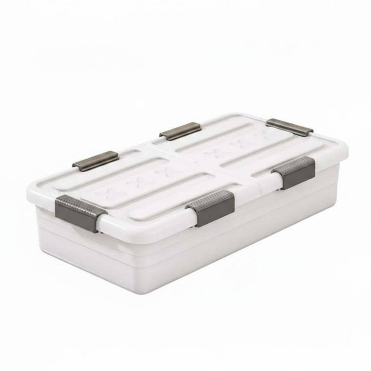 Wheeled Underbed Container Large Capacity Wheeled Under-Bed Box Dust-Proof