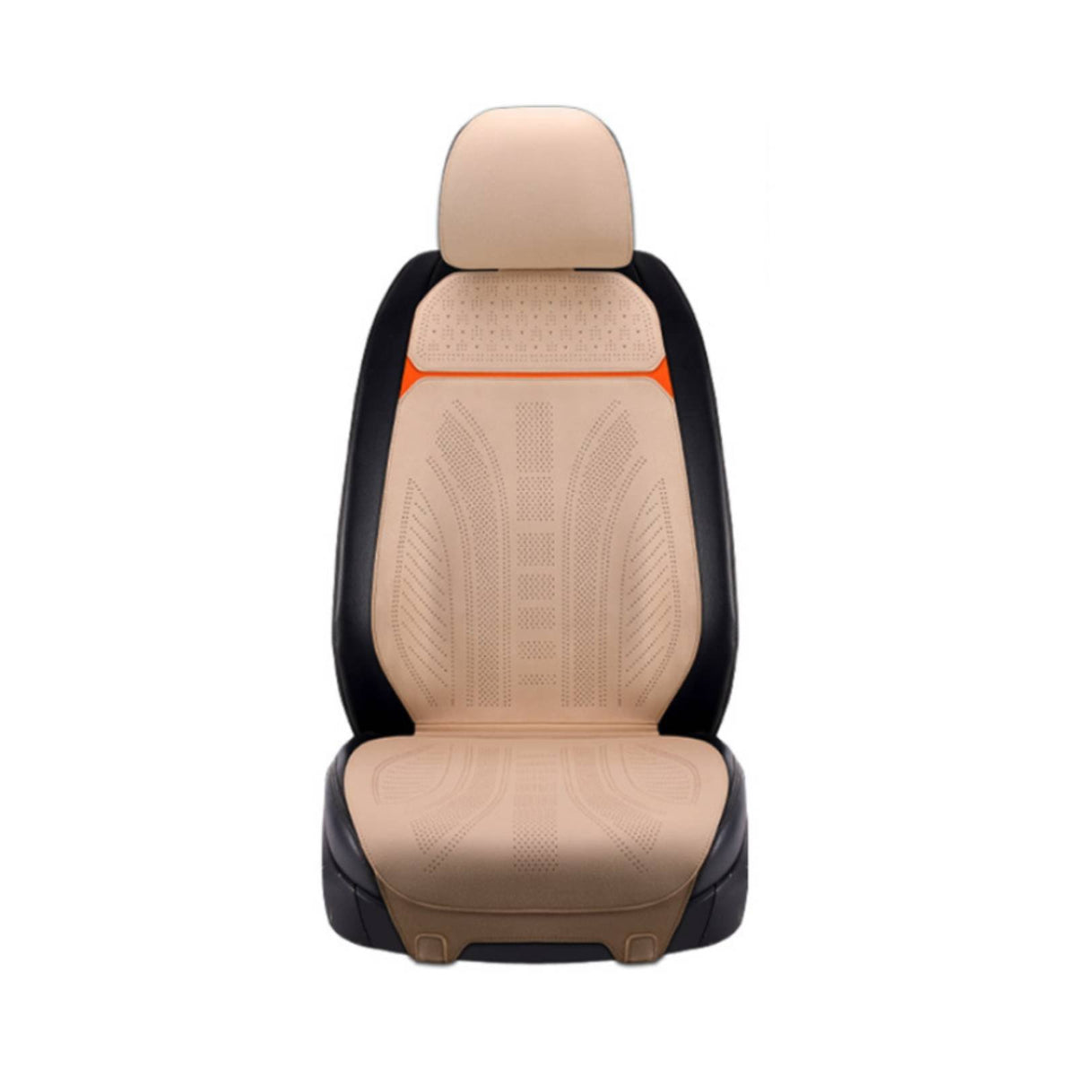 Perforated Car Seat Pad Year-Round Use Automotive Interior Accessory Comfortable Design Breathable for Common Commute