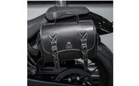Motorcycle Saddlebag Rigid Motorcycle Bag with Strap Biker-Chic Saddlebag with Strap for Motorcyclists