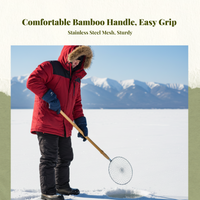 Ice Fishing Ladle, Stainless Steel Hook, Outdoor Tool