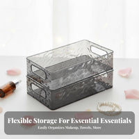 Transparent Makeup container Clear Design Cosmetic container accessible-topuncovereduncoveredtop reachibilityibility for Bedroom
