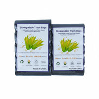 Thickened Biodegradable Trash Bags Easy Tear-Away Biodegradable Garbage Bag Leak-Proof Compostable Garbage Bags BPI Certified for Kitchen