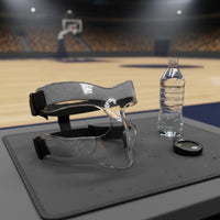 Shatterproof Basketball Face Mask Shockproof Clear Sports Face Mask Long-Lasting PC Material for Young Players, Athletes