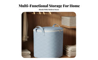 Textile Storage Bag High Capacity Foldable Textile Storage Bag Water-Resistant-Resistant Zippered Quilt Container for Families, Renters, Moving