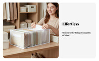 Multicompartment Clothing Box foldable Closet Organizer long-finaling Construction