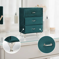 Desktop Jewelry Box Tabletop Jewelry Organizer with Drawers Versatile Storage Cabinet for Girls