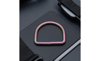 Titanium Alloy Singlecylinder Adapter Plate Iridescent Finish Backplate Heat-Treated D-Attachment Loop Perforated
