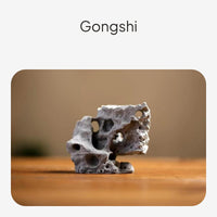 Faux Taihu Rock Mushroom Cloud Mini Landscape Decor