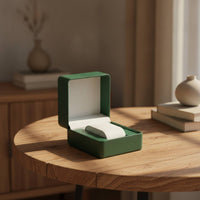 Textured Watch Box with Pillow Soft Watch Display Case with Pillow Gift-Ready Organizer Long-Lasting for Travel