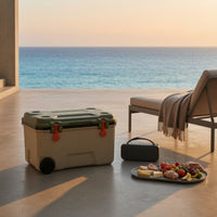 68L Cooler Box with Ice Boxes Heavy-Duty Portable Cooler Box for Camping