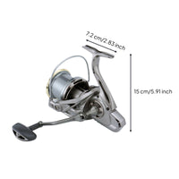 Heavy Duty Saltwater Rotating Reel Rugged Rotating Fishing Reel Tackle Ultra Smooth for Anglers