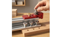 4 Pieces Drill Guide Sleeve Knurled Reducing Guide Sleeve Drill Bushing Kit Wear-Resistant Tool Accessory Stable for Woodworkers