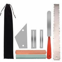 9 Pieces Multifunctional Guitar Maintenance Repair Kit Precision Measurement Guitar Maintenance and Repair Kit Easy to Use for Home Workshop