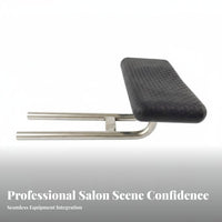 Pull-out Design Shampoo Bed Pillow Stainless Steel Frame Hair Washing Pillow Waterproof for Hairdressers, Home Users, Barbershops, Spa, Spas