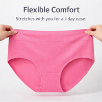 Women's High Waist Knickers with Control, Ladies Underwear Multipack in Soft Material, Postpartum C Section