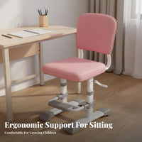 Grows with Child Children's Learning Chair Stable & Safe Adjustable Student Chair High Load Capacity Kids' Furniture Easy to Assemble for Students, Boys, Girls, Studying, Study Room, School, Bedroom