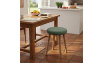Round Stool Cover Dustproof Elastic Stool Seat Slipcover Round Chair Seat Protector Stretchy Home Textile Easy-Care for Kitchen