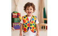 Clown Costume Vest Funny Clown Vest Bright Clothing for Children, Kids