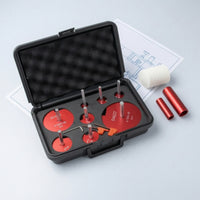 8 Pieces Pipe Fitting Reamer Kit Professional-Grade Socket Saver Set Plumbing Kit Precision-Machined Tool High-Strength