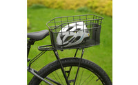 Rear Cycle Carrier Basket Multi Purpose Cycle Basket with Net for Commuters, Commuting