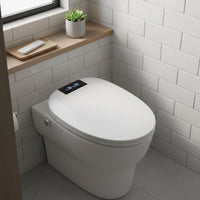 Toilet Seat Instant Water Heating Heated Toilet Seat with Bidet Adjustable Temperature