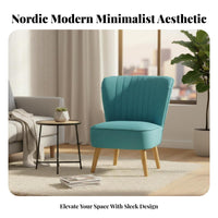 Scandinavian design Armless Sectional Sofa Minimalist Design Living Room Furniture space-saving Size Couch reconfigurable for Apartment Dwellers, Young Adults, Homeowners, Small Apartments, Lounge Area