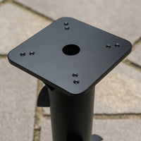 Umbrella Base with Locking Fins Stable Umbrella Ground Stake Rust-Resistant Hardware for Cafe