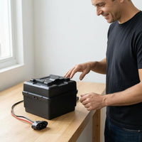 24V Battery Box Compact Hard Plastic Battery Box