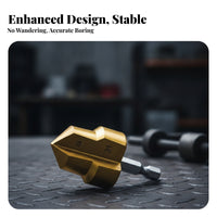 Conical PPR Hole Drill Bit Reinforced Pipe Reaming Drill Bit Sharp Edge Power Tool Accessory Metal for Drilling