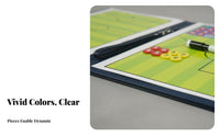 Double-Sided Attachable Coaching Board Sturdy Construction Soccer Strategy Board Water-Resistant for Locker Room