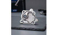 Vacuum Pump Plate Aluminum Alloy Vacuum Pump Cover Machined for Car Builders, Mechanics, Engine Swap