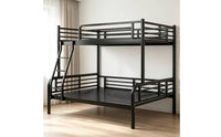 Space-Saving Metal Bunk Bed Heavy Duty Bunk Bed Sturdy Furniture Long-Lasting for Bedroom