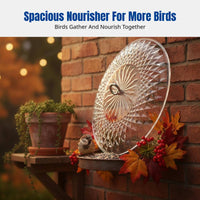 Rain Cover for Bird Feeder, Moisture-Resistant Hanging Shield, Clear Plastic for Garden, Outdoor
