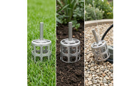 Sprinkler Head Digging Tool Heavy Duty Drill Attachment with Open-Frame Body Efficient for Landscapers, Gardeners