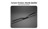 Lightweight Mountain Bike Riser Bar High Strength Mountain Bike Riser Handlebar Long-Lasting for Trail Riding