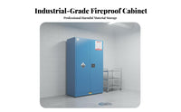 Cabinet Storage Cabinet Secure Locking System Industrial Harmful Goods Locker for Warehouse, Research Facility