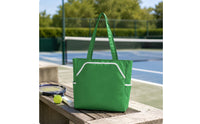 Large-Capacity Racket Tote Bag Structured Racket Bag Spacious Carryall Zippered for Commuting