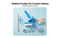 Quick Winding Large Yarn Winder Heavy-Duty Construction Manual Yarn Ball Winder Easy to Use Compact Storage for Home