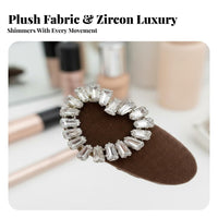 Soft Crystal Hair Fastener Elegant Design Crystal Duckbill Fastener Sparkling Jeweled Hairpin Elegant Gift Korean Design