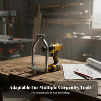 Adjustable Precision Square Hole Drill Converter Wide Compatibility Square Hole Drill Adapter Stable Support Mortising Attachment Kit Secure Fixation for Woodworkers, Furniture Makers, DIY Enthusiasts, Joinery, Home Improvement, Garage