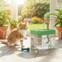 Cat Drinking Dispenser Quiet Automatic Pet Water Dispenser Multi-Layer Filtration Circulating for Cat, Kittens