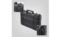 Rugged Equipment Case with Latches Secure Tool Case with Handle Stackable Portable Toolbox Long-Lasting for Mechanics, Technicians