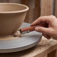 Tapered Tip Double-Ended Pottery Trimming Tool 13.3 Cm Pottery Trimming Tool Narrow for Potters, Wheel Throwing, Hand Building