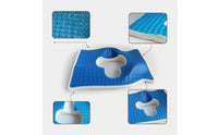 Ergonomic Gel Seat Cushion Contoured Memory Foam Seat Cushion Supportive for Office Workers