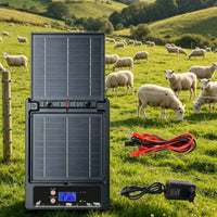 Solar Electric Fence Charger Integrated Design Farm Equipment Low Maintenance