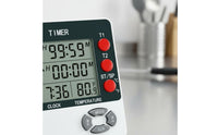 Two-Way Channel Timer Count up and down Multi-Channel Timer Loud Alarm for Gym